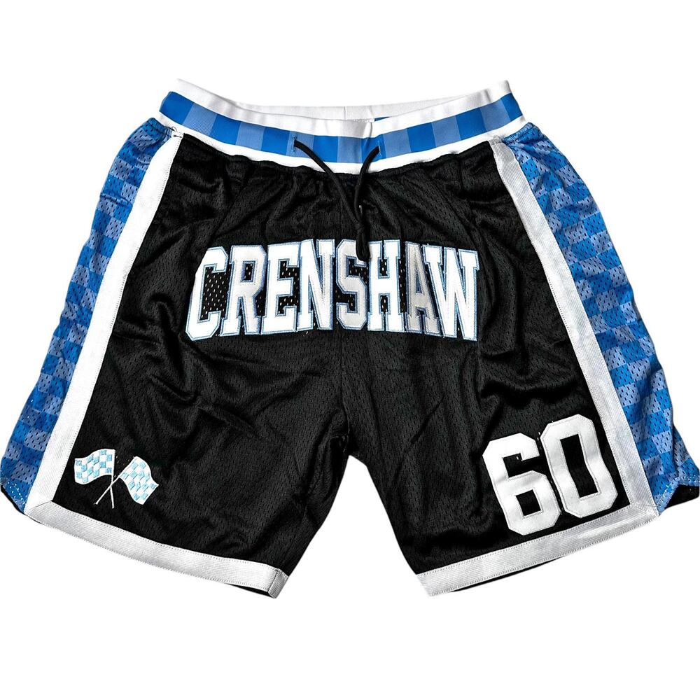 NWT Headgear Crenshaw Nipsey Hussle Basketball Shorts Black Men’s M
